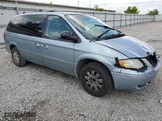 2006 Chrysler Town & Country LWB Limited with VIN 2A8GP64L56R641993, listed as a Copart auction lot 62208304 with 129,497 mi miles and Salvage Title. Bid and sale history available at carsss.com. Image 4.