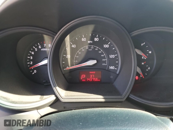 2017 Kia Rio LX z VIN KNADM4A39H6026611, wystawiony jako Copart lot #54735975 z przebiegiem 143 756 mil mil oraz Szkody całkowita. Historia ofert i sprzedaży dostępna na DreamBid. Obrazek 9.