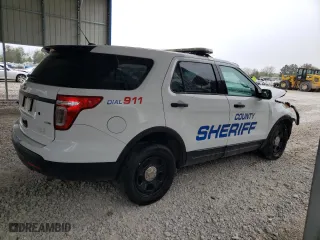 2015 Ford Utility Police Interceptor with VIN 1FM5K8AR3FGA70891, listed as a Copart auction lot 72167424 with 189,196 mi miles and Clean Title. Bid and sale history available at carsss.com. Image 3.