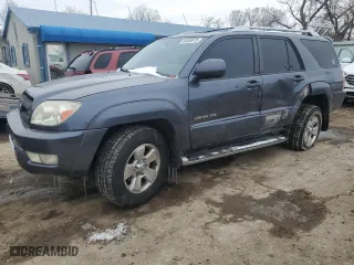2004 Toyota 4Runner Limited with VIN JTEBT17R848011700, listed as a Copart auction lot 46468975 with 252,013 mi miles and Salvage Title. Bid and sale history available at carsss.com. Image 1.