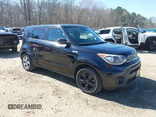 2018 Kia Soul with VIN KNDJN2A27J7505284, listed as a IAAI auction lot 41686793 with 104,821 mi miles and . Bid and sale history available at DreamBid. Image 1.
