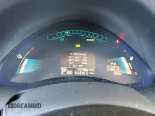 2014 Nissan LEAF SL with VIN 1N4AZ0CP3EC337874, listed as a Copart auction lot 56342215 with 132,906 mi miles and Clean Title. Bid and sale history available at DreamBid. Image 9.