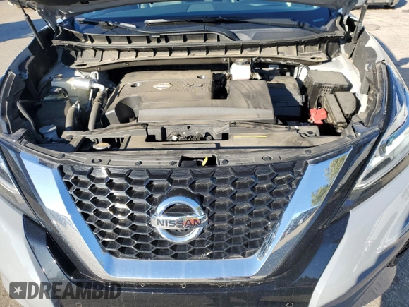 2022 Nissan Murano SL with VIN 5N1AZ2CJ1NC108624, listed as a Copart auction lot 42530305 with 29,733 mi miles and Salvage Title. Bid and sale history available at carsss.com. Image 12.