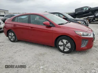 2022 Hyundai Ioniq Blue with VIN KMHC65LC0NU279881, listed as a Copart auction lot 51568455 with 34,248 mi miles and Salvage Title. Bid and sale history available at DreamBid. Image 4.