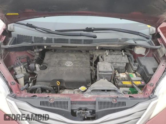 2011 Toyota Sienna XLE AAS with VIN 5TDYK3DC1BS140593, listed as a Copart auction lot 60745595 with 447,394 mi miles and Salvage title. Bid and sale history available at DreamBid. Image 11.