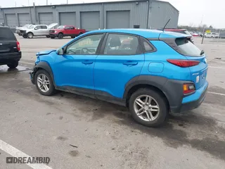 2019 Hyundai Kona SE with VIN KM8K12AA4KU227000, listed as a IAAI auction lot 41106840 with 143,657 mi miles. Bid and sale history available at carsss.com. Image 3.