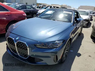 2023 BMW 4 Series 430i with VIN WBA23AT06PCM73232, listed as a Copart auction lot 56950904 with 8,567 mi miles and Salvage Title. Bid and sale history available at carsss.com. Image 1.
