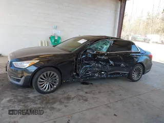 2017 Genesis G90 3.3T Premium with VIN KMHG34JA7HU033033, listed as a IAAI auction lot 41457798 with 68,327 mi miles. Bid and sale history available at carsss.com. Image 15.