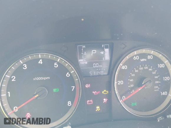 2015 Hyundai Accent GLS with VIN KMHCT4AE0FU926952, listed as a IAAI auction lot 41225280 with 51,148 mi miles and . Bid and sale history available at DreamBid. Image 7.