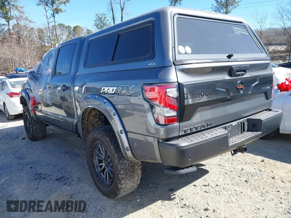 2021 Nissan Titan Pro-4X with VIN 1N6AA1ED0MN504654, listed as a IAAI auction lot 41240824 with 68,533 mi miles and . Bid and sale history available at DreamBid. Image 3.