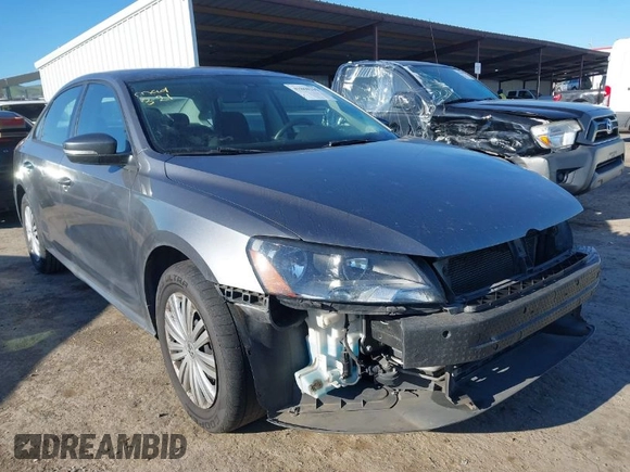 2015 Volkswagen Passat 1.8T Wolfsburg Ed with VIN 1VWAT7A3XFC010262, listed as a IAAI auction lot 41860210 with 99,775 mi miles. Bid and sale history available at carsss.com. Image 1.