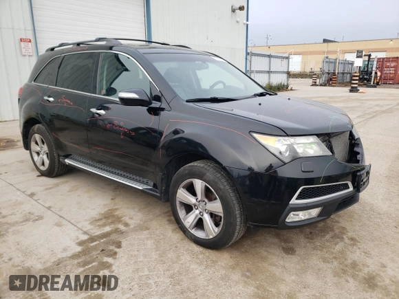 2013 Acura MDX Advance Pkg with VIN 2HNYD2H67DH002190, listed as a Copart auction lot 82210074 with 201,961 mi miles and Clean Title. Bid and sale history available at carsss.com. Image 4.