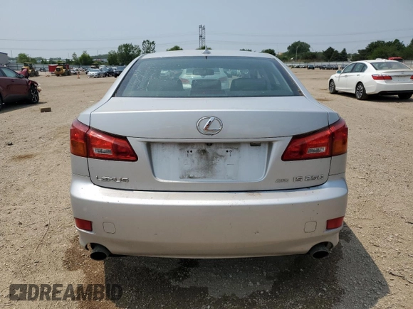 2008 Lexus IS 250 с VIN JTHCK262682022756, выставлен на аукционе Copart как лот 60267365 с пробегом 117 380 миль миль и Списание • Salvage title. История ставок и продаж доступна на DreamBid. Изображение 6.