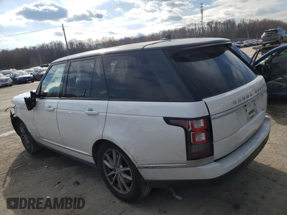 2016 Land Rover Range Rover with VIN SALGR2PF2GA319116, listed as a Copart auction lot 84227544 with 134,648 mi miles and Salvage Title. Bid and sale history available at carsss.com. Image 2.