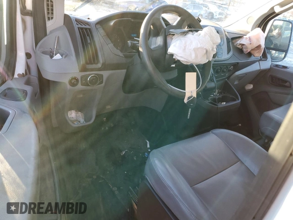 2015 Ford Transit with VIN 1FTNE2YM0FKA31837, listed as a Copart auction lot 87215754 with 130,289 mi miles and Salvage Title. Bid and sale history available at DreamBid. Image 8.