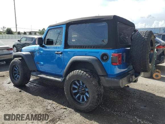 2022 Jeep Wrangler Sport S with VIN 1C4HJXAGXNW271320, listed as a Copart auction lot 63570705 with 14,840 mi miles and Salvage title. Bid and sale history available at DreamBid. Image 2.