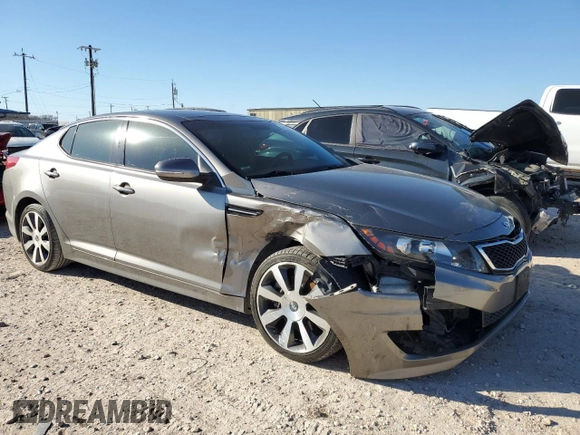2013 Kia Optima SX with VIN 5XXGR4A66DG182998, listed as a Copart auction lot 46853795 with 138,362 mi miles and Salvage Title. Bid and sale history available at carsss.com. Image 4.