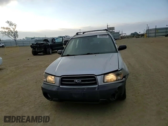 2003 Subaru Forester X with VIN JF1SG63643H733140, listed as a Copart auction lot 43402255 with 256,942 mi miles and Salvage Title. Bid and sale history available at carsss.com. Image 10.