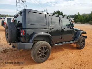 2018 Jeep Wrangler JK Unlimited Sahara with VIN 1C4BJWEG6JL850133, listed as a Copart auction lot 73607534 with 172,299 mi miles and Salvage Title. Bid and sale history available at carsss.com. Image 3.