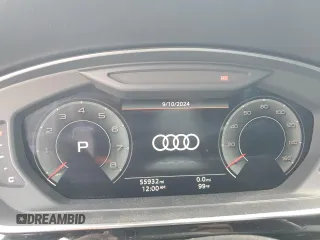 2021 Audi A8 with VIN WAU8DAF86MN007714, listed as a Copart auction lot 72371804 with 55,932 mi miles and Salvage Title. Bid and sale history available at carsss.com. Image 9.