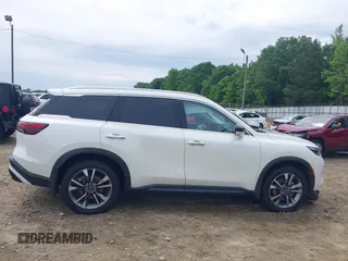 2023 Infiniti QX60 Luxe with VIN 5N1DL1FS7PC348051, listed as a IAAI auction lot 42212530 with 55,207 mi miles and . Bid and sale history available at DreamBid. Image 13.