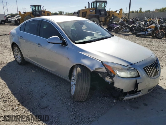 2011 Buick Regal CXL Turbo TO1 with VIN W04GV5EV7B1133136, listed as a Copart auction lot 74451024 with 161,599 mi miles and Salvage Title. Bid and sale history available at carsss.com. Image 4.