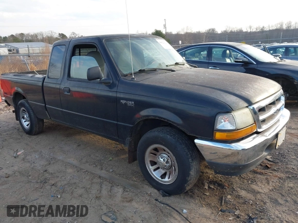 1999 Ford Ranger XLT with VIN 1FTYR14X0XPB77848, listed as a IAAI auction lot 41521029 with 139,595 mi miles. Bid and sale history available at carsss.com. Image 1.