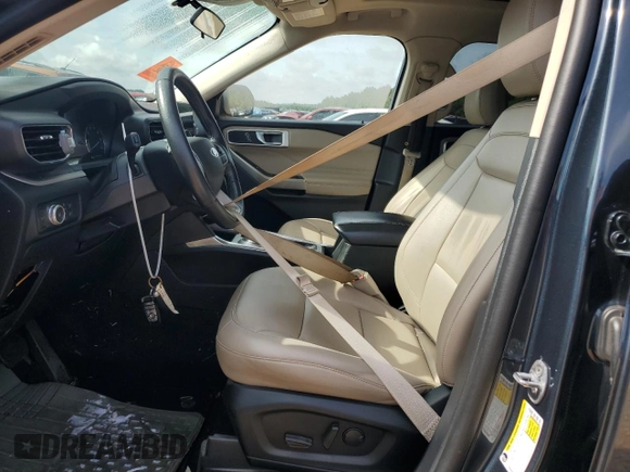 2022 Ford Explorer XLT with VIN 1FMSK8DH4NGB27006, listed as a Copart auction lot 58075055 with 109,500 mi miles and Salvage title. Bid and sale history available at DreamBid. Image 7.