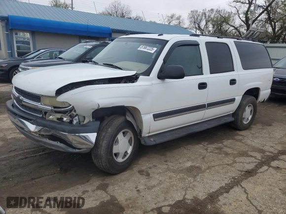 2005 Chevrolet Suburban LS z VIN 3GNEC16Z65G248353, wystawiony jako Copart lot #51987225 z przebiegiem 278 215 mil mil oraz Szkoda całkowita • Salvage title. Historia ofert i sprzedaży dostępna na DreamBid. Obrazek 1.