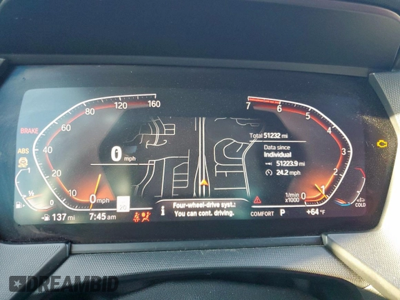 2021 BMW 2 Series 228i xDrive с VIN WBA73AK05M7H02708, выставлен на аукционе Copart как лот 55149875 с пробегом 51 232 миль миль и Списание • Salvage title. История ставок и продаж доступна на DreamBid. Изображение 9.