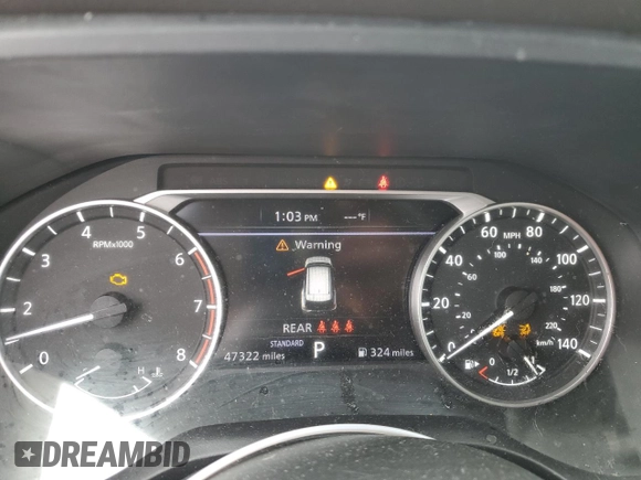 2021 Nissan Rogue S with VIN 5N1AT3AA3MC807472, listed as a Copart auction lot 52054225 with 47,322 mi miles and Salvage title. Bid and sale history available at DreamBid. Image 9.
