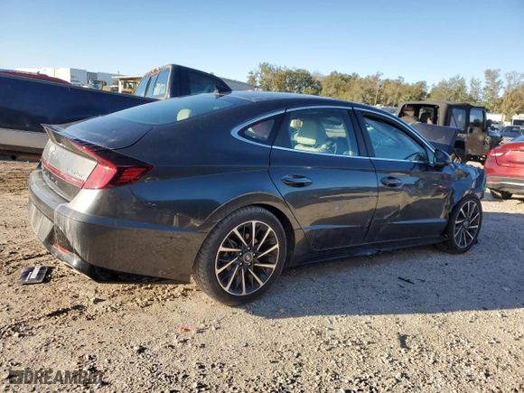 2022 Hyundai Sonata Limited with VIN KMHL34J22NA173074, listed as a Copart auction lot 84163474 with 29,159 mi miles and Salvage Title. Bid and sale history available at carsss.com. Image 3.