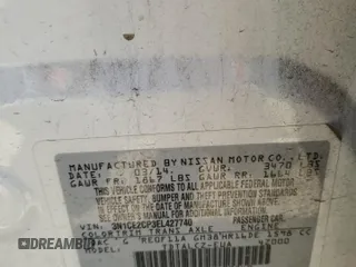 2014 Nissan Note S with VIN 3N1CE2CP3EL427740, listed as a Copart auction lot 52353115 with 132,371 mi miles and Salvage Title. Bid and sale history available at DreamBid. Image 12.