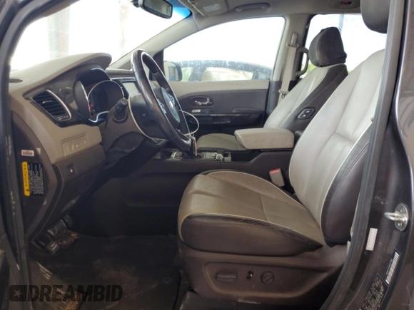 2017 Kia Sedona SX-L with VIN KNDME5C17H6327833, listed as a Copart auction lot 50885245 with 21,967 mi miles and Salvage Title. Bid and sale history available at carsss.com. Image 7.