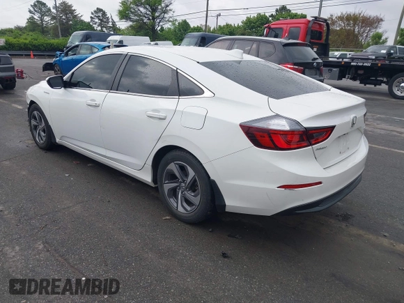 2019 Honda Insight EX with VIN 19XZE4F54KE033029, listed as a IAAI auction lot 41972665 with 75,281 mi miles and . Bid and sale history available at DreamBid. Image 3.