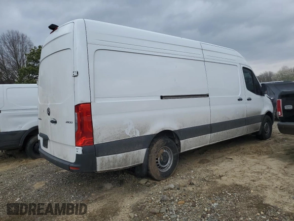 2024 Mercedes-Benz Sprinter with VIN W1Y4KCHY3RT180668, listed as a Copart auction lot 48547265 with 57,569 mi miles and Salvage Title. Bid and sale history available at DreamBid. Image 3.