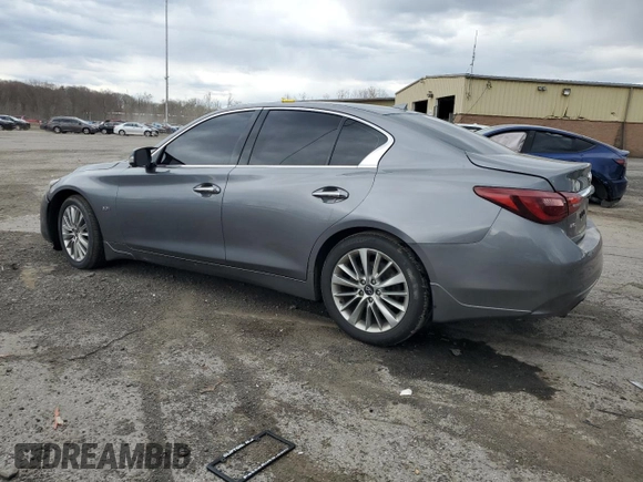 2019 Infiniti Q50 Luxe с VIN JN1EV7AR8KM594199, выставлен на аукционе Copart как лот 53190725 с пробегом 82 879 миль миль и Списание • Salvage title. История ставок и продаж доступна на DreamBid. Изображение 2.