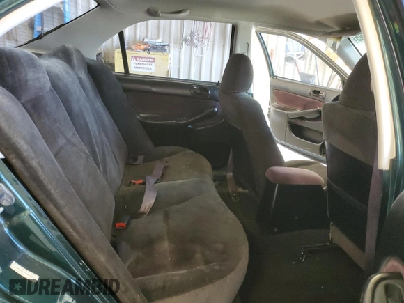 2000 Honda Civic LX with VIN JHMEJ6679YS005805, listed as a Copart auction lot 49810095 with 224,984 mi miles and Salvage Title. Bid and sale history available at DreamBid. Image 10.