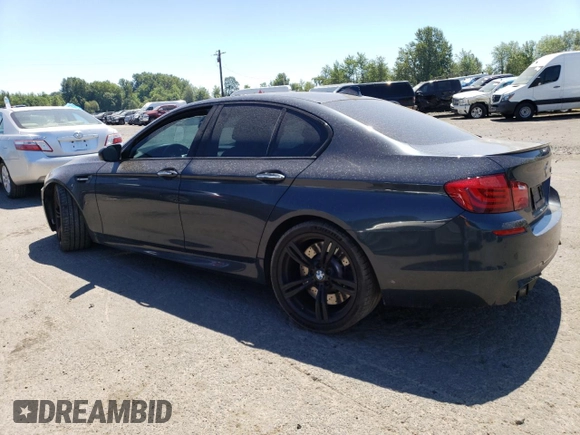 2013 BMW M5 z VIN WBSFV9C50DC774172, wystawiony jako Copart lot #61990854 z przebiegiem Nie podano mil oraz Szkoda całkowita • Salvage title. Historia ofert i sprzedaży dostępna na DreamBid. Obrazek 2.