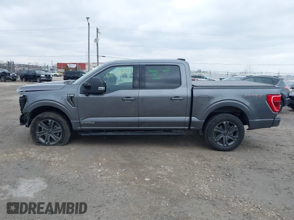 2023 Ford F-150 XL with VIN 1FTFW1ED2PFB98355, listed as a IAAI auction lot 42000505 with 14,777 mi miles and . Bid and sale history available at carsss.com. Image 14.
