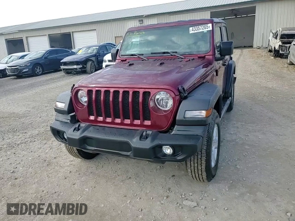 2021 Jeep Wrangler 80th Anniversary with VIN 1C4GJXAN9MW784552, listed as a Copart auction lot 43357205 with 65,230 mi miles and Salvage Title. Bid and sale history available at DreamBid. Image 15.