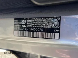 2005 Mercedes-Benz S-Class 5.0L with VIN WDBNG84J75A450070, listed as a Copart auction lot 73543614 with 118,420 mi miles and Clean Title. Bid and sale history available at carsss.com. Image 10.