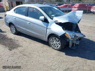 2022 Mitsubishi Mirage G4 ES with VIN ML32FUFJ7NHF03957, listed as a IAAI auction lot 42012503 with 45,019 mi miles. Bid and sale history available at carsss.com. Image 1.