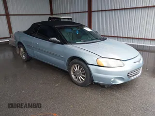 2002 Chrysler Sebring Limited with VIN 1C3EL65R52N342819, listed as a IAAI auction lot 41383935 with 115,138 mi miles and . Bid and sale history available at DreamBid. Image 1.