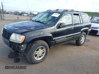 1999 Jeep Grand Cherokee Limited with VIN 1J4GW68NXXC637464, listed as a IAAI auction lot 41561690 with 235,728 mi miles. Bid and sale history available at carsss.com. Image 2.