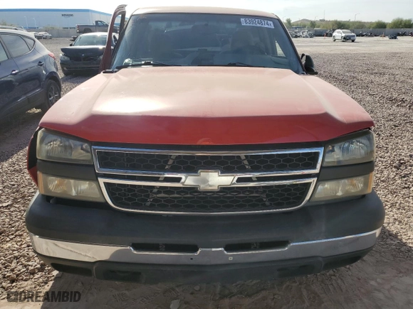 2006 Chevrolet Silverado 1500 LS with VIN 1GCEC14V36Z247879, listed as a Copart auction lot 83924874 with 174,748 mi miles and Salvage Title. Bid and sale history available at carsss.com. Image 5.
