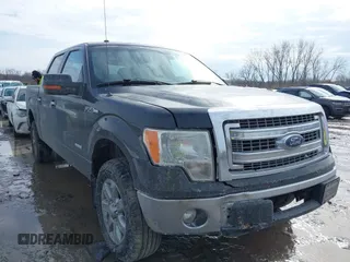2013 Ford F-150 XL with VIN 1FTFW1ET0DFD70773, listed as a IAAI auction lot 41619780 with 127,309 mi miles. Bid and sale history available at carsss.com. Image 1.