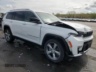 2021 Jeep Grand Cherokee Limited with VIN 1C4RJKBG4M8128310, listed as a Copart auction lot 55102045 with 48,130 mi miles and Salvage Title. Bid and sale history available at DreamBid. Image 4.