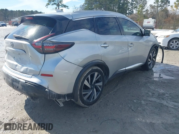 2023 Nissan Murano SL with VIN 5N1AZ2CJ0PC102011, listed as a IAAI auction lot 41406863 with 24,723 mi miles and . Bid and sale history available at DreamBid. Image 4.
