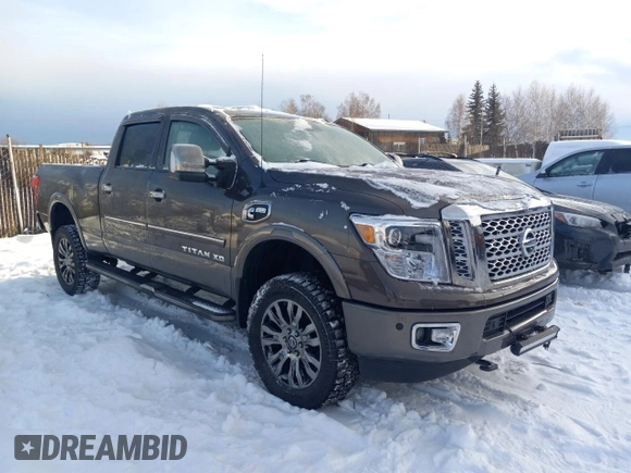 2016 Nissan Titan XD PRO-4X with VIN 1N6BA1F40GN512986, listed as a Copart auction lot 78888964 with 88,403 mi miles and Salvage Title. Bid and sale history available at carsss.com. Image 4.